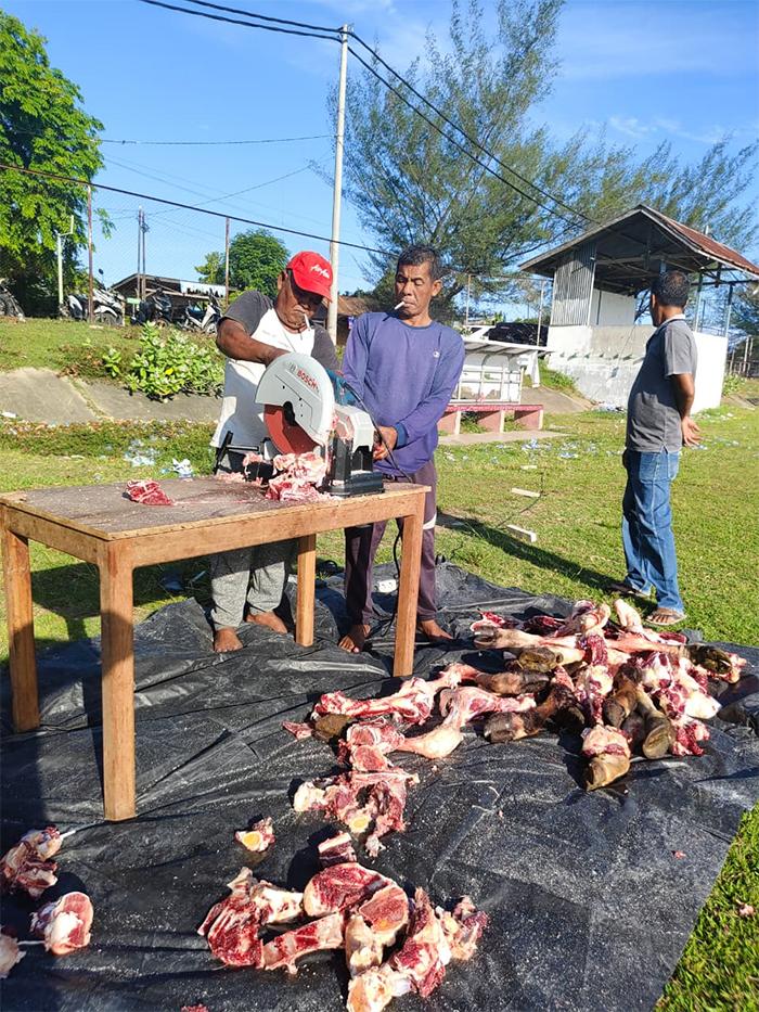 Gampong Meunasah Papeun Sembelih 34 Hewan Kurban