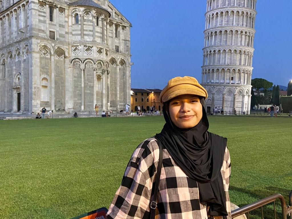 Mahasiswi Arsitektur USK Ghina Ghefira Lulus Seleksi Program Pertukaran Mahasiswa ke Italia