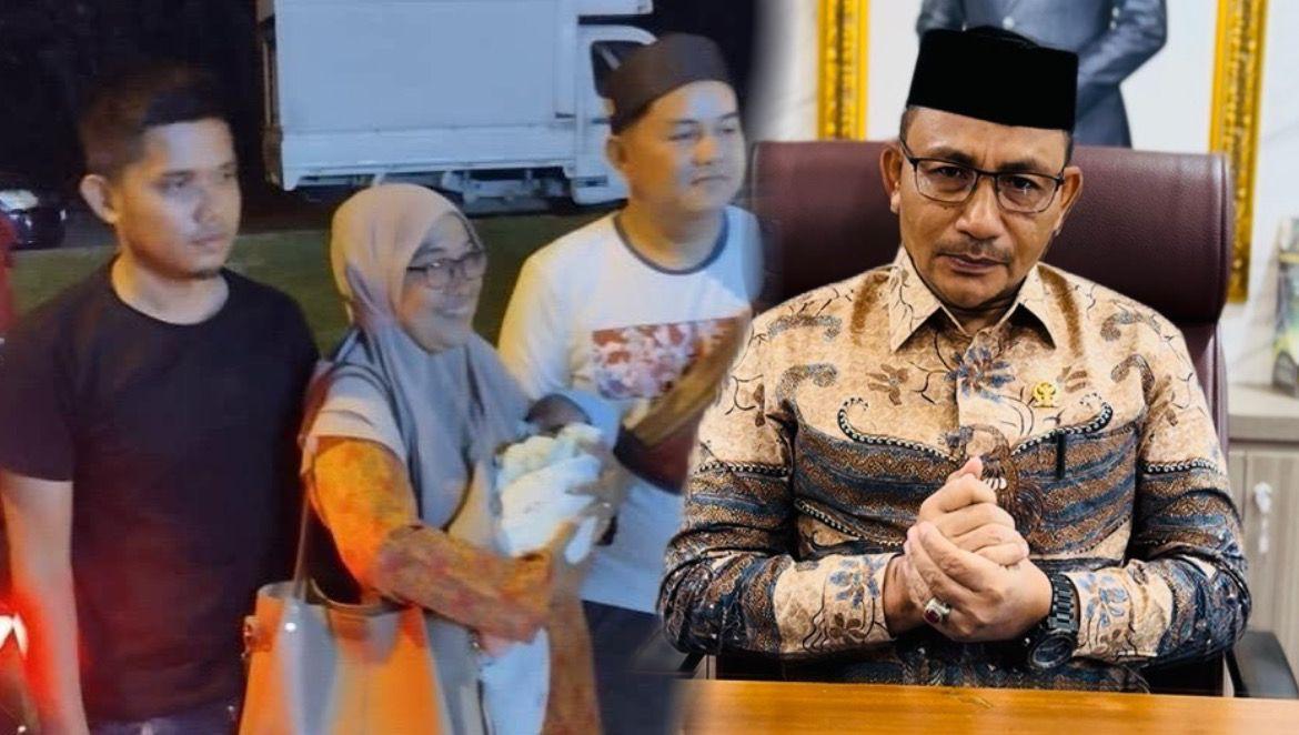 Istri M Yasir Meninggal dan Bayinya Jadi Jaminan Utang Persalinan, Haji Uma Pasang Badan Bantu Biaya