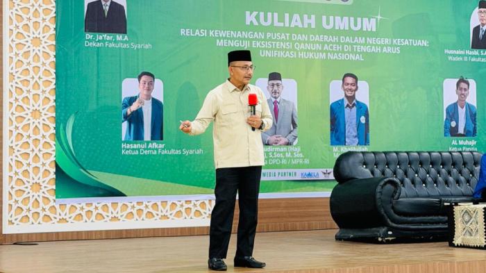 Haji Uma Isi Kuliah Umum di UIN SUNA Lhokseumawe,Soroti Lemahnya Implementasi Kewenangan Khusus Aceh