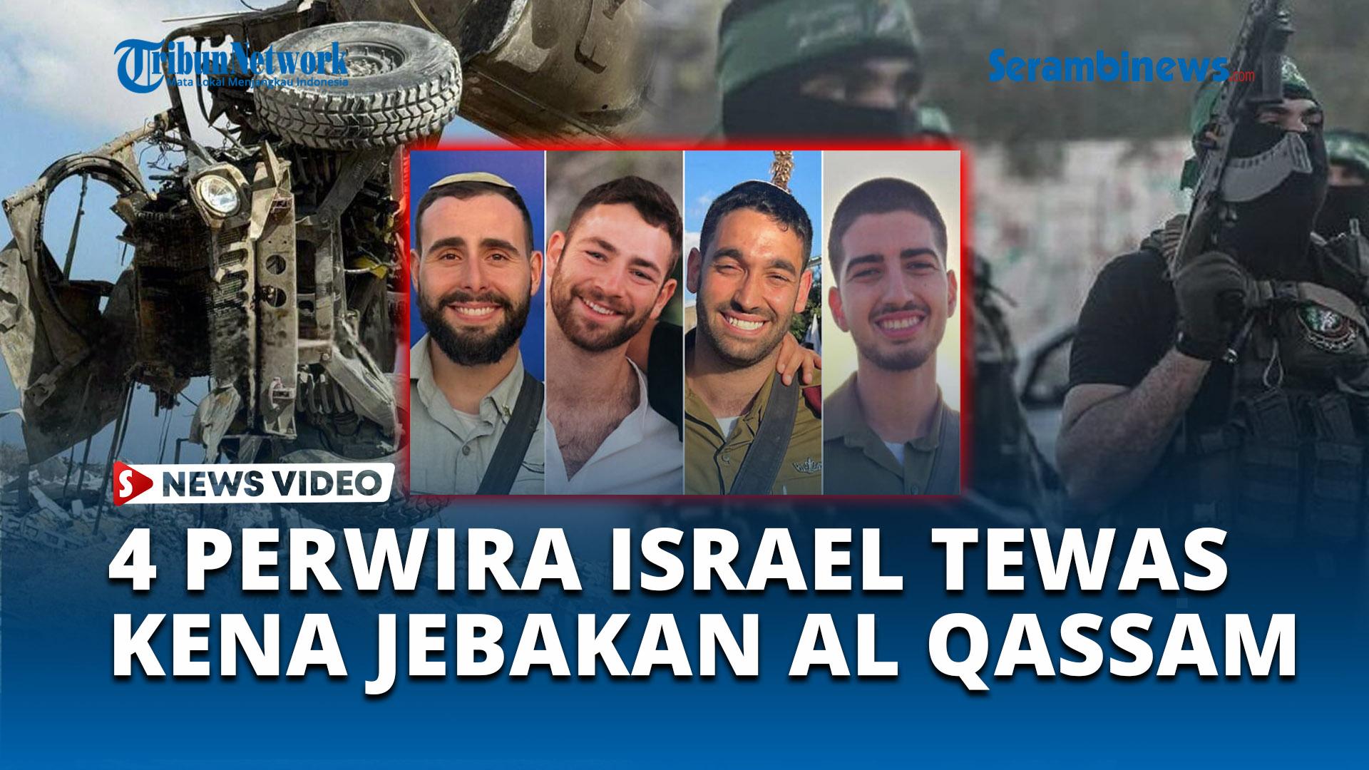 VIDEO Israel Kembali Kehilangan 4 Perwiranya di Gaza, Jebakan Al Qassam Efektif