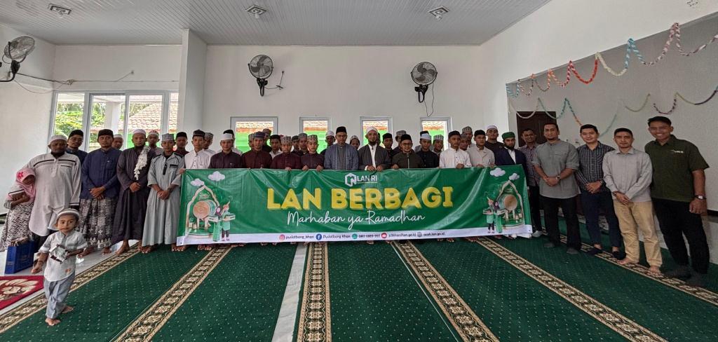 Wujud Kepedulian di Bulan Suci Ramadhan, LAN RI Berbagi di Dayah Darul Ulum Al Imdaadiyah Sibreh