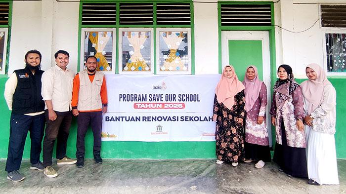 Atap Bocor, Plafon Rusak, SD Muhammadiyah Sigli Dapat Bantuan Lazismu Rp 25 Juta