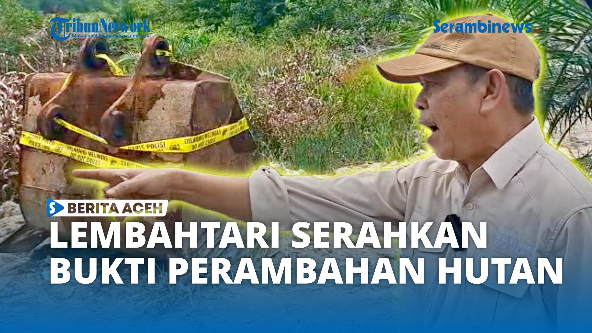 VIDEO - LembAHtari Serahkan Bukti Perambahan Hutan Mangrove ke Polisi