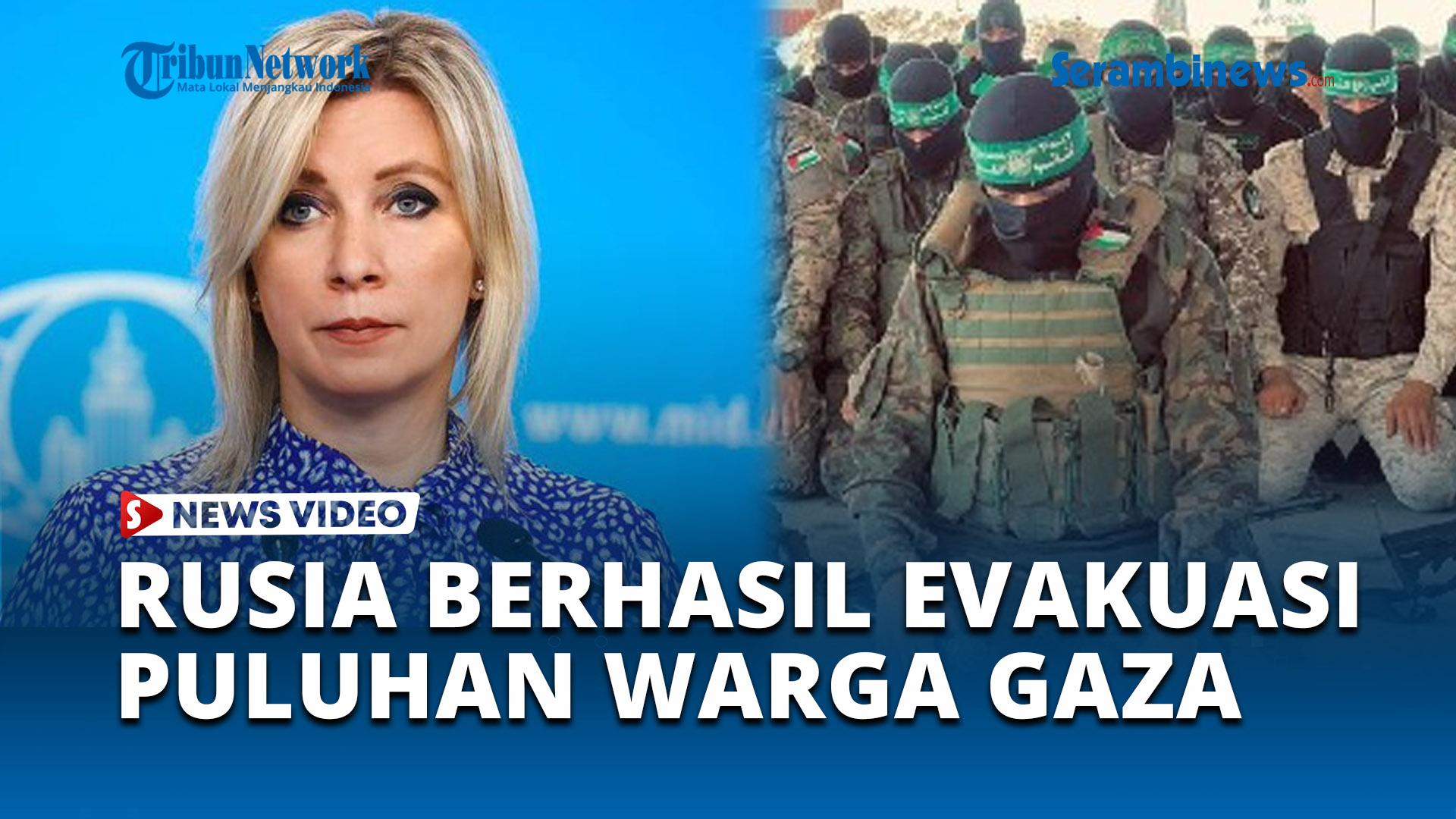 VIDEO Misi Rusia Berhasil Keluarkan 24 Orang Warga Palestina dari Gaza