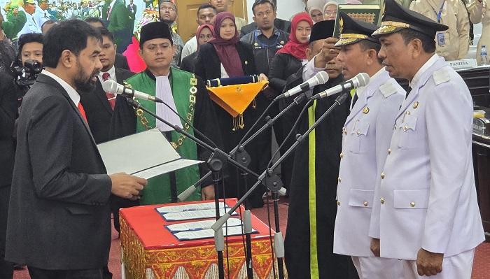 Mualem Titip Enam Pesan Penting Saat Pelantikan Bupati dan Wakil Bupati Pijay, Ini Poin-poinnya 