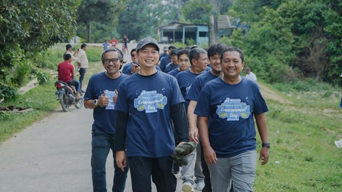 Dukung Energi Berkelanjutan, Pertamina EP Rantau Tanam Ratusan Pohon di Wilayah Operasional - Serambinews.com