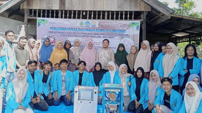 Dosen Unsam Berdayakan Masyarakat Langsa, Olah Limbah Ayam Berbasis Eco Innovation