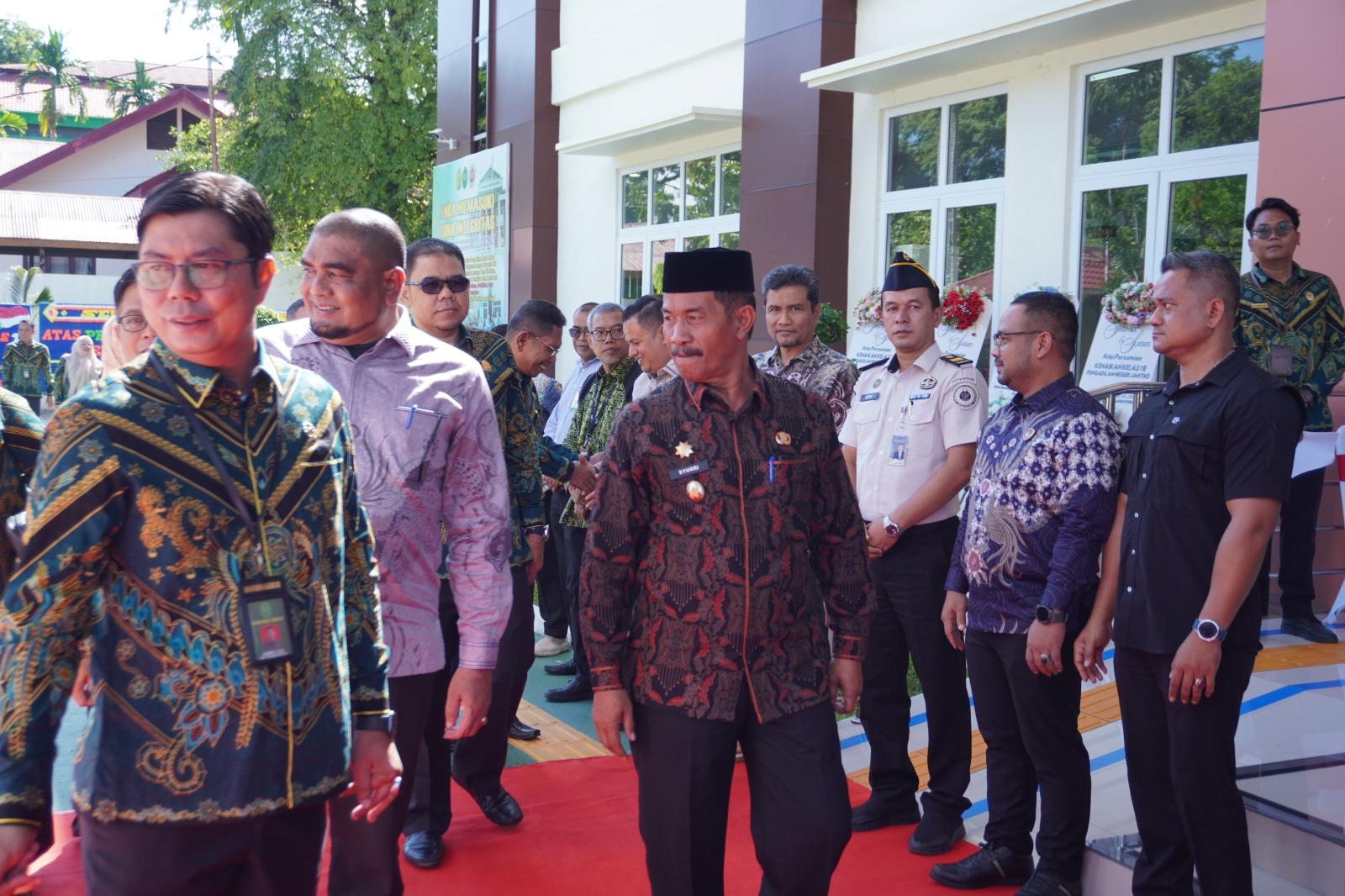 PN Jantho Naik Kelas Jadi IB, Wabup Minta Pelayanan Hukum Ditingkatkan - Serambinews.com