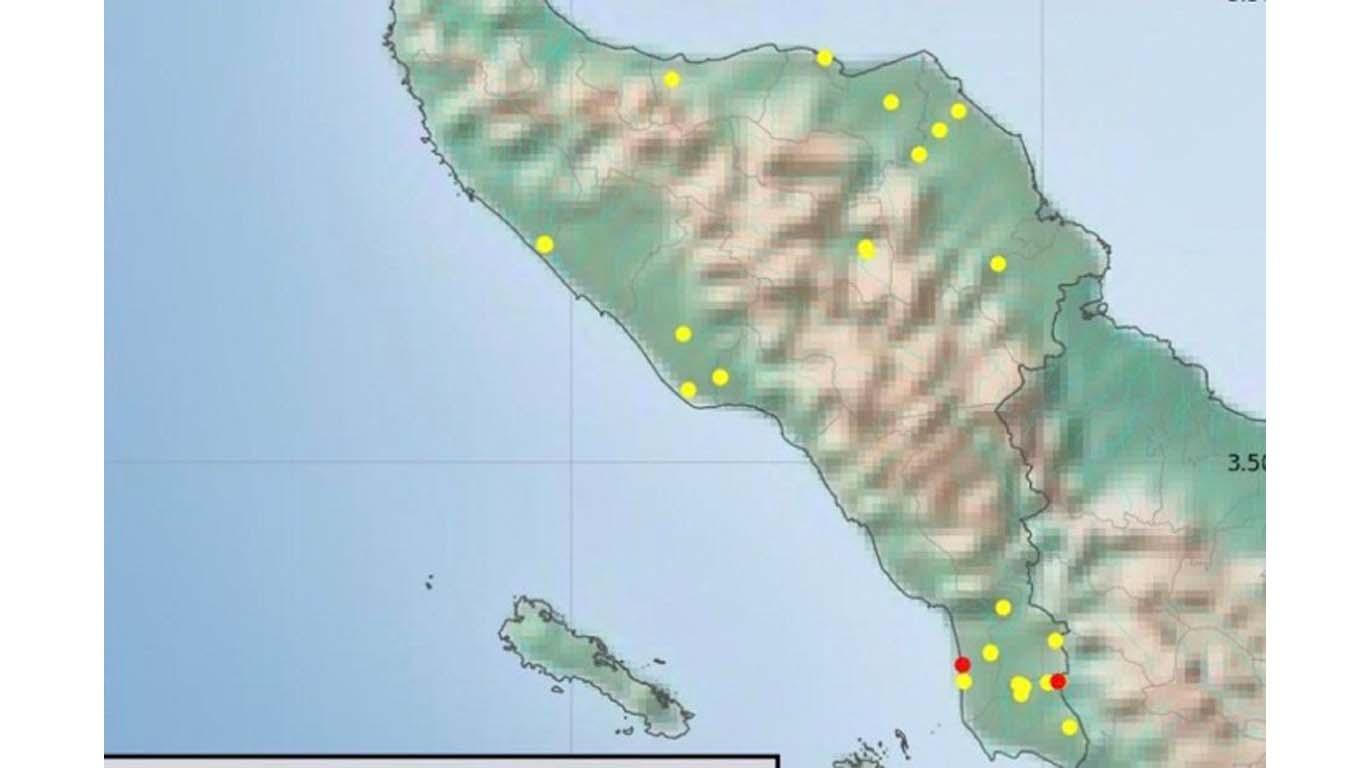 61 Titik Panas Terpantau di Aceh - Serambinews.com