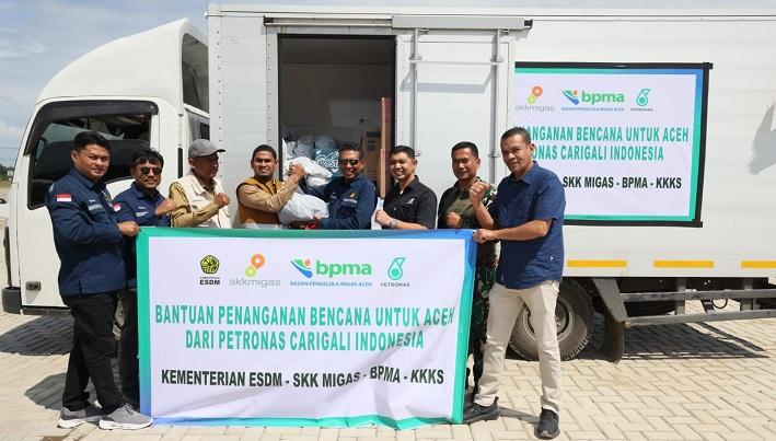 Raksasa Migas Malaysia Petronas Carigali Indonesia Antar Bantuan Logistik untuk Korban Banjir Aceh