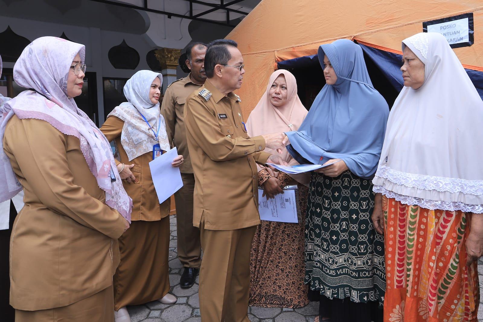 Pemko Banda Aceh Upayakan Bangun Rumah Korban Kebakaran di Lueng Bata