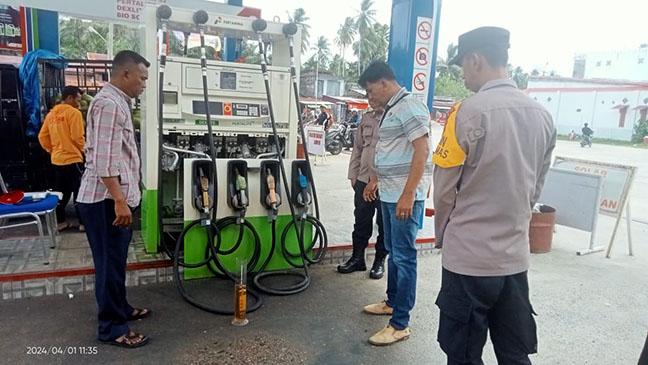 Polisi Cek SPBU di Kluet Selatan