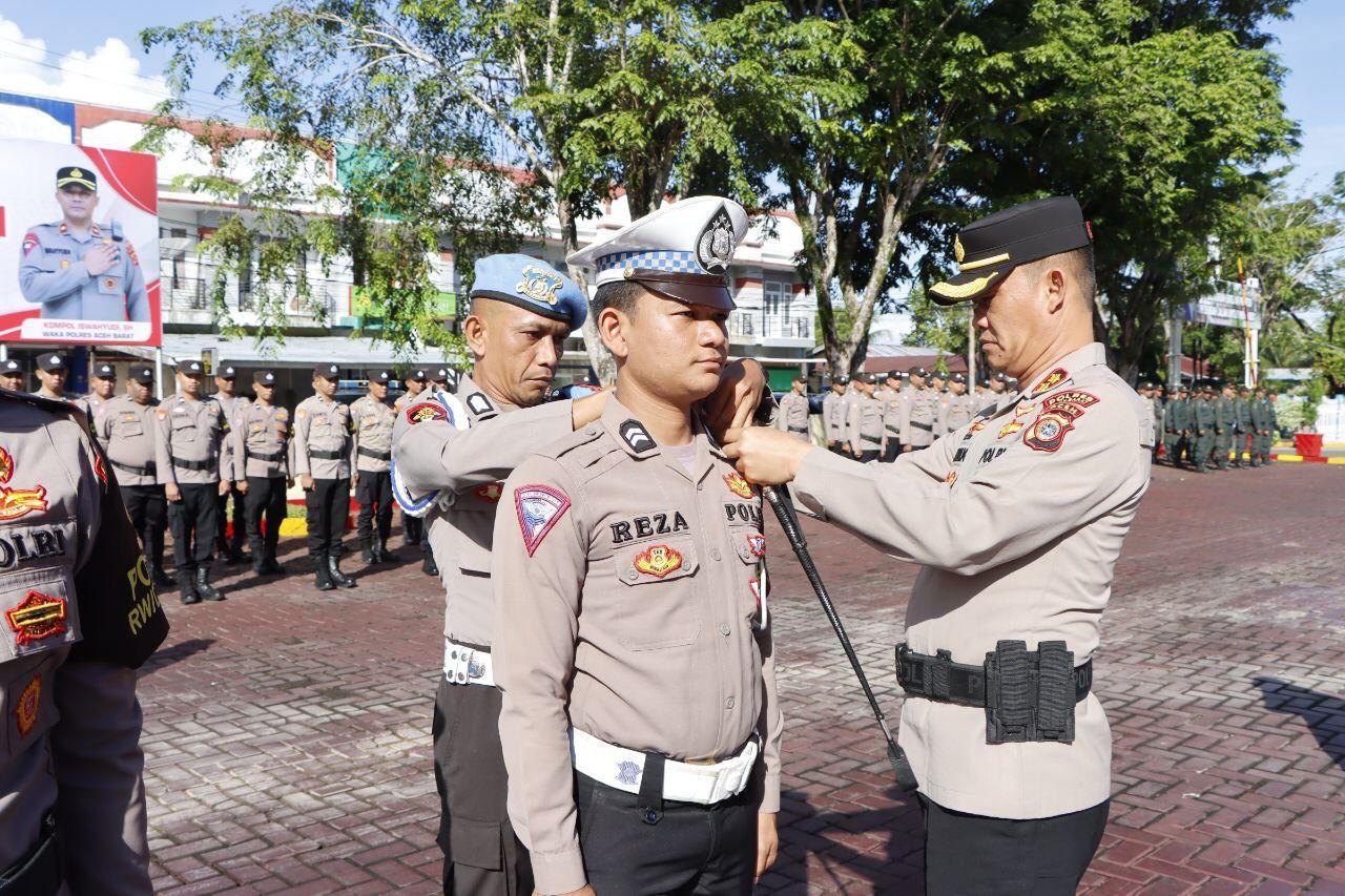 Launching Polisi RW, Kapolres Aceh Barat Minta Personel Kedepankan Kearifan Lokal Dalam Bertugas