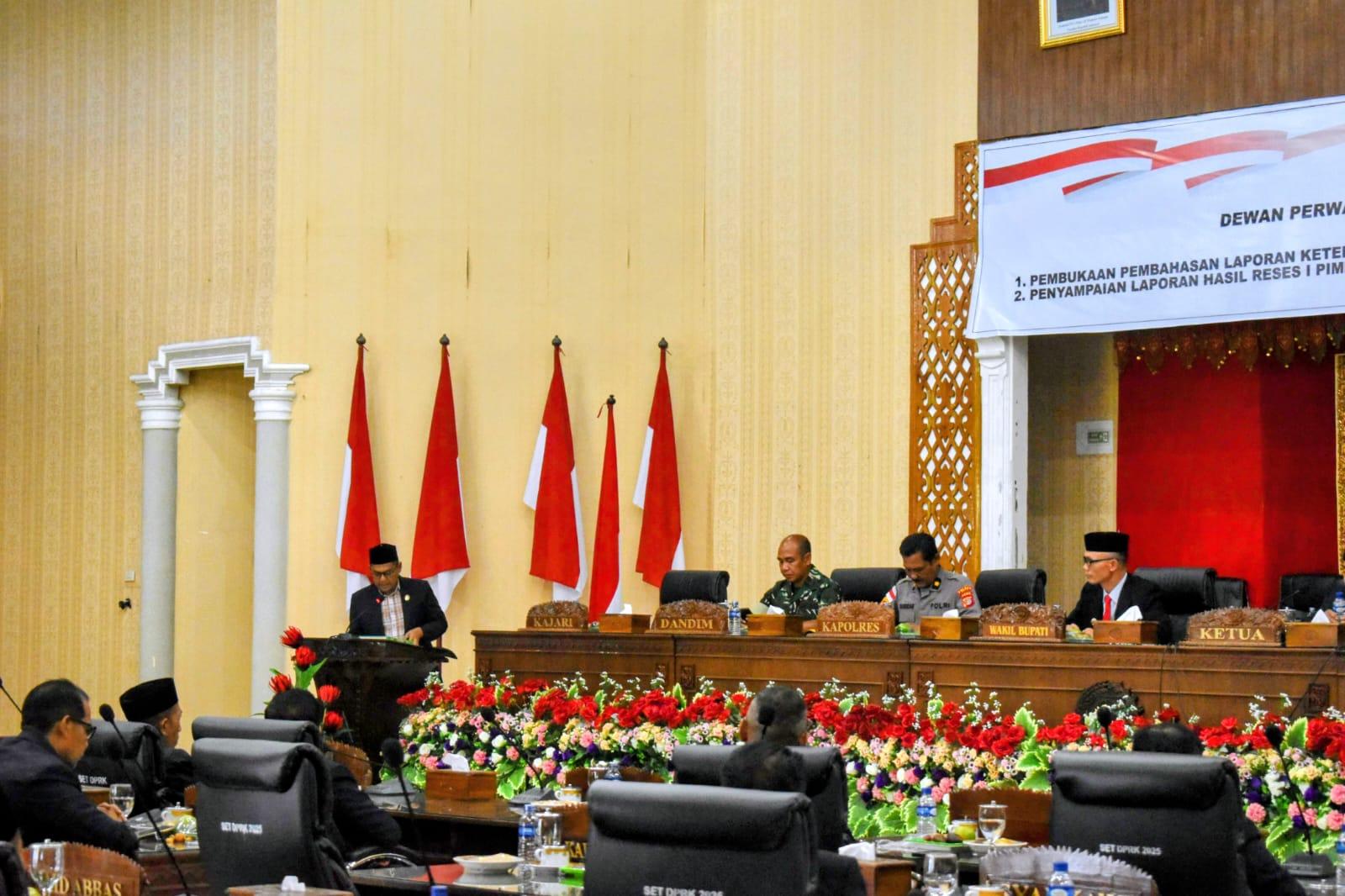 DPRK Abdya Sampaikan Hasil Reses 2026, Mulai dari Bidang Pemerintahan hingga Kesejahteraan Rakyat 