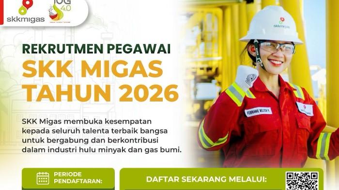 Lowongan Kerja SKK Migas 2026 Dibuka Usia Maks 35 Tahun, Jurusan Komunikasi hingga Teknik Dibutuhkan - Serambinews.com