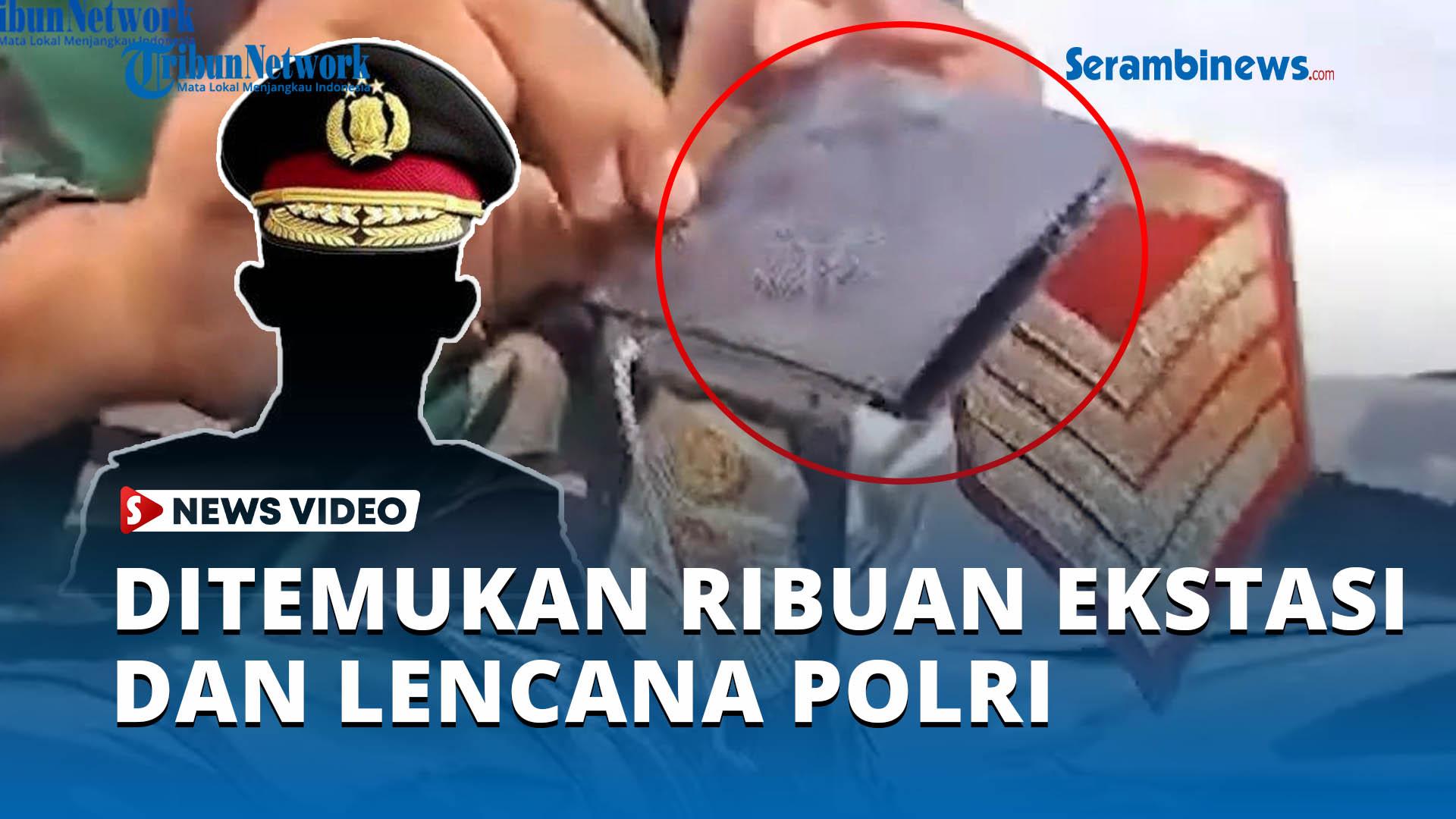 Ribuan-Ekstasi-dan-Lencana-Polri.jpg
