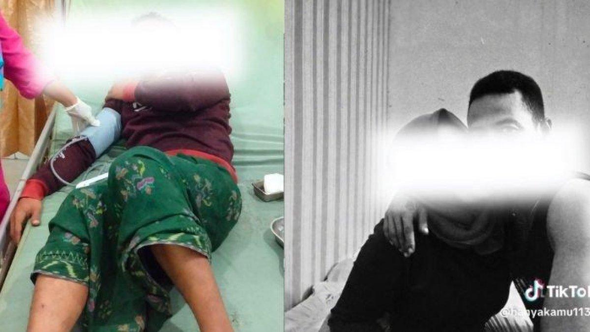 Nekat Pamer Mesra dengan Istri Orang di TikTok, Pria Babak Belur Dihajar Warga di Balai Desa