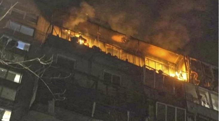 Serangan Pesawat Nirawak Rusia ke Kyiv Tewaskan 7 Orang Jelang Perundingan Gencatan Senjata