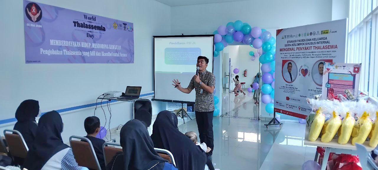 BPJS Kesehatan Sosialisasi JKN ke Pengidap Thalasemia yang Berobat ke RSUDZA