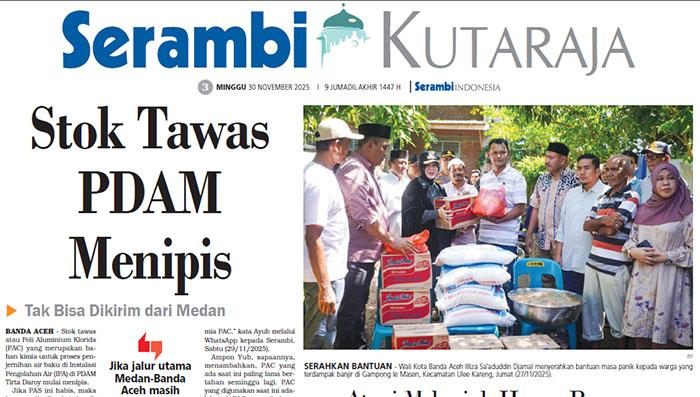 Stok Tawas PDAM Tirta Daroy Menipis Tak Bisa Dikirim dari Medan