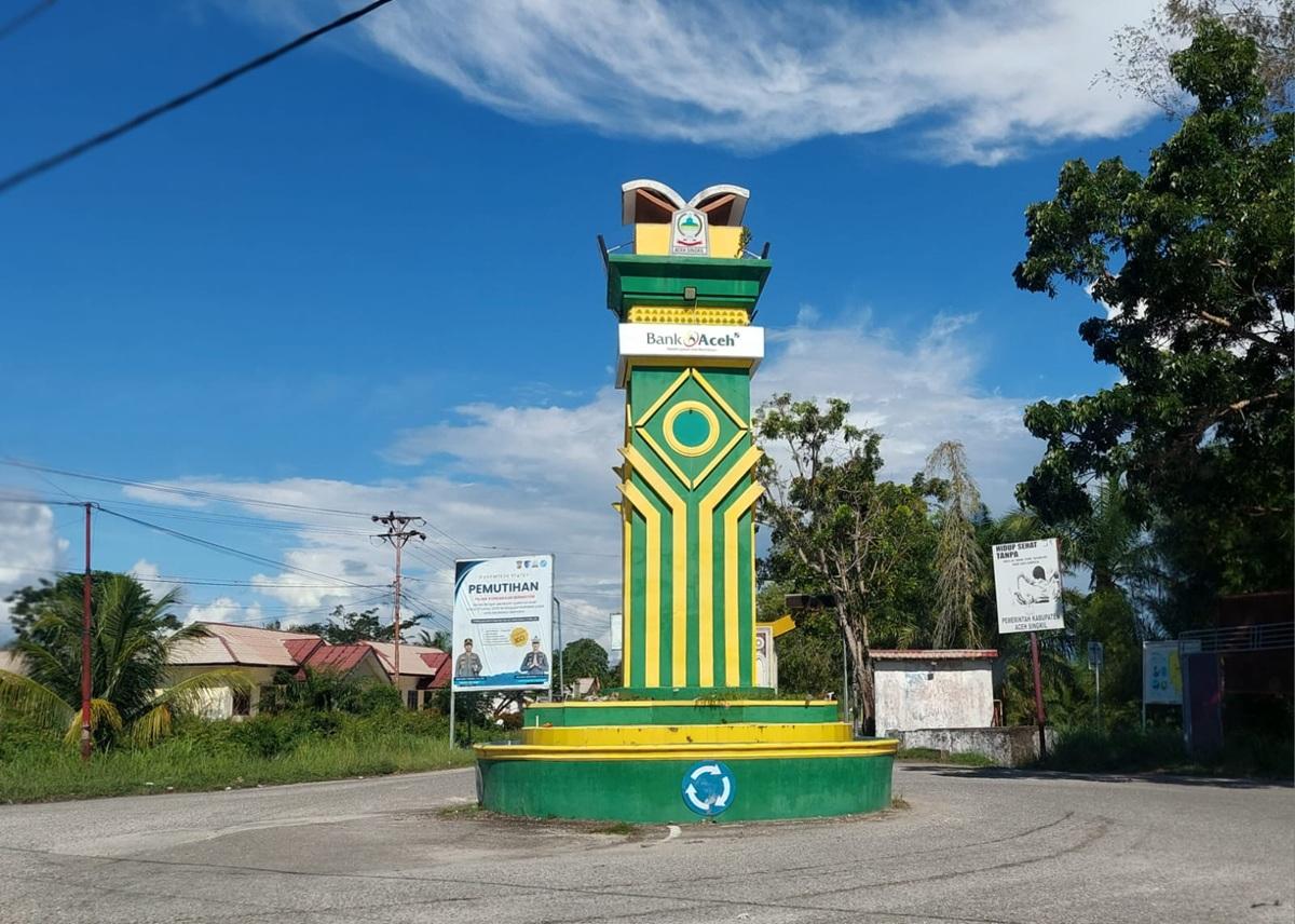 Suasana-bundaran-Bank-Aceh-di-Pulo-Sarok-Singkil-Kabupaten-Aceh-Singkil-2.jpg