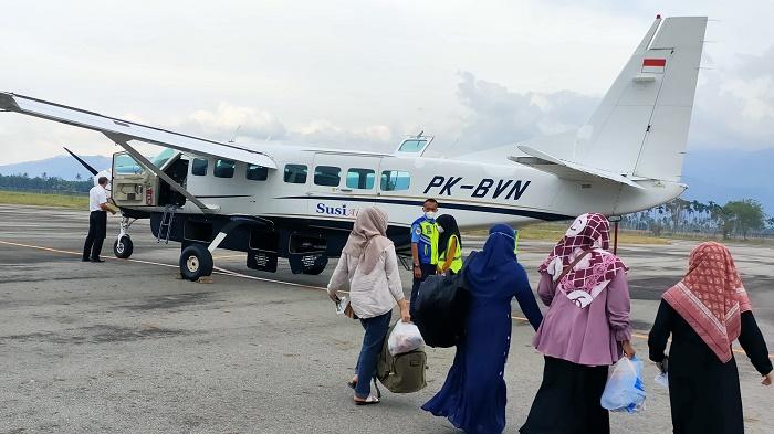 Pesawat Susi Air Rute Kutacane-SIM Blang Bintang Penuh, Lima Penumpang Masuk Daftar Tunggu