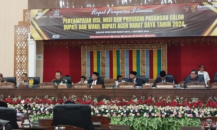 Tiga Paslon Bupati dan Wakil Bupati Abdya Sampaikan Visi dan Misi