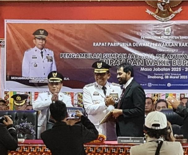 Usai Dilantik, Bupati Simeulue Sampaikan Usulan Ini ke Gubernur Aceh