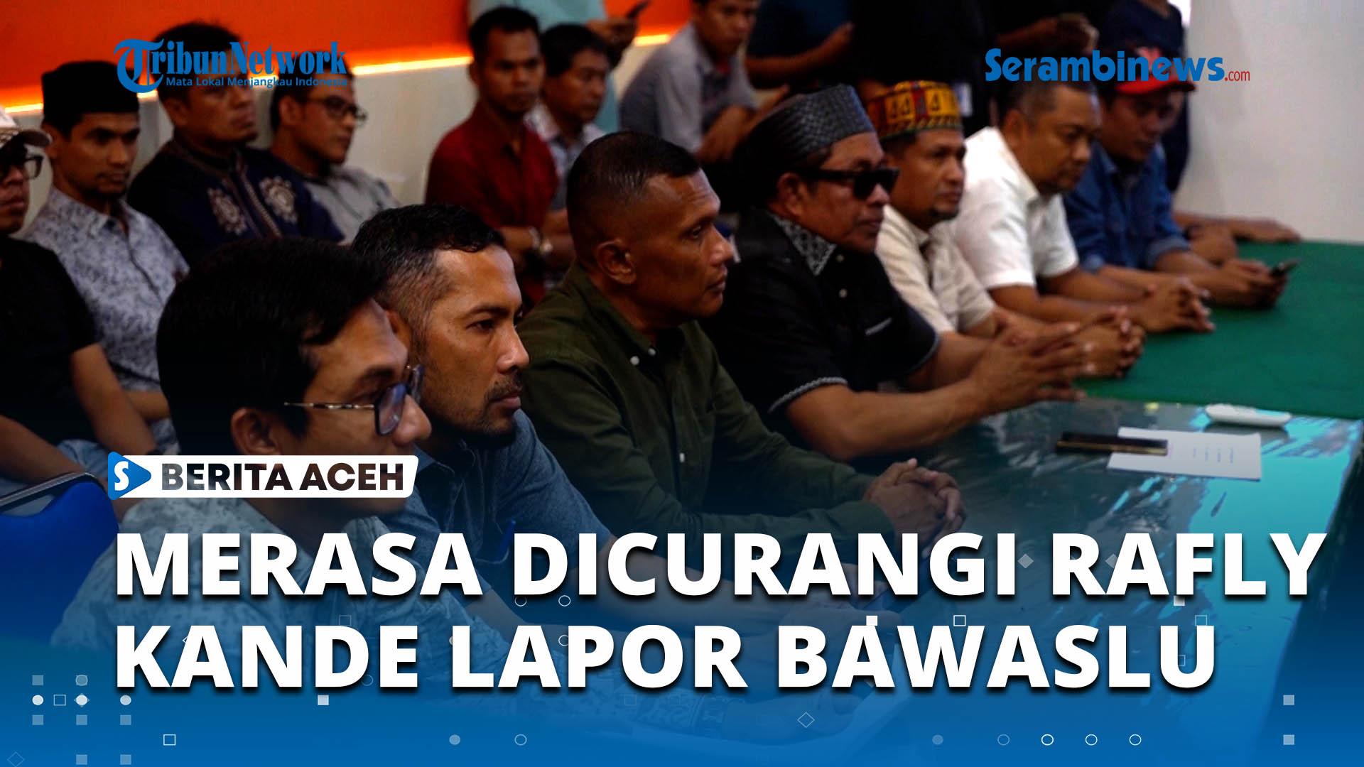 VIDEO - Merasa Dicurangi Dalam Pemiu, Rafly Kande Lapor Bawaslu
