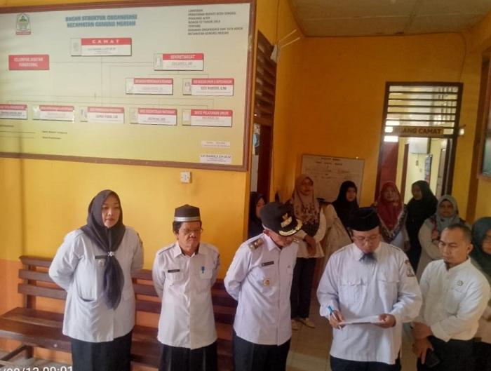 Wakil Bupati Aceh Singkil Sidak Kantor Camat Gunung Meriah, Ini Temuannya