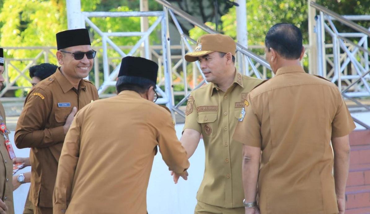 Apel Perdana Pasca Idul Fitri, Wali Kota Lhokseumawe Soroti Masih Ada ASN dan PPPK tak Disiplin