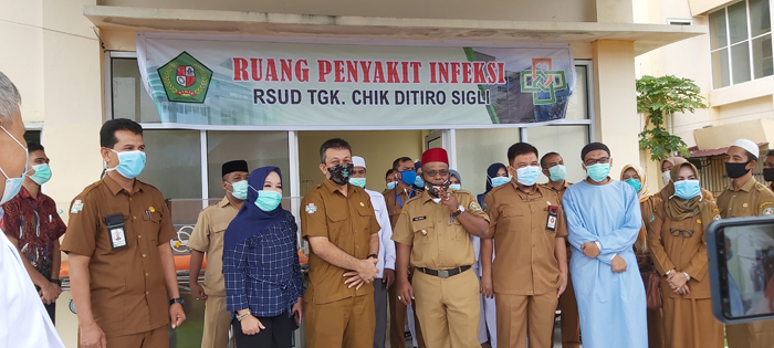 Ruang Penyakit Insfeksi RSUD Tgk Chik Ditiro Sigli Diresmikan, Ini Pesan Bupati Pidie Abusyik
