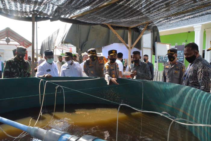Wakapolda Aceh Bersama Sekda Kunjungi Gampong Tangguh