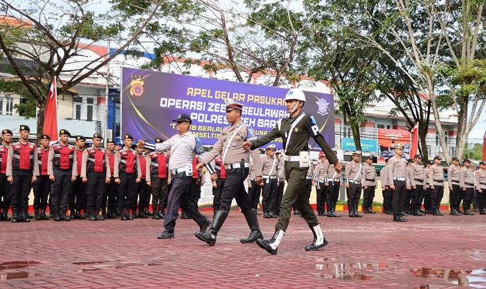 Polres Aceh Barat Gelar Operasi Zebra Seulawah Selama 14 Hari