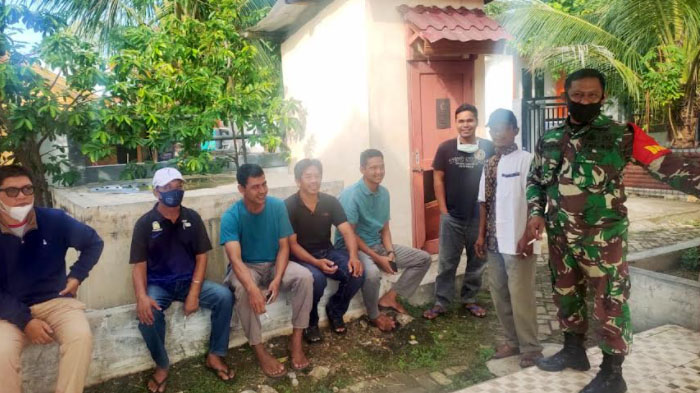 Babinsa Cot Rumpun Aktif Ajak Masyarakat Sukseskan Vaksinasi Covid-19