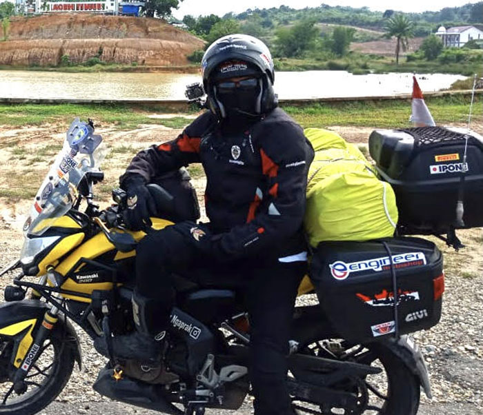 Naik Haji dengan Sepeda Motor dari Cimahi, Singgah di Serambi Mekkah untuk Dilepas Gubernur Aceh
