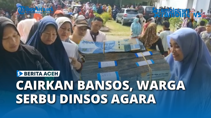 VIDEO - Cairkan Bansos, Ribuan Warga Serbu Dinsos Aceh Tenggara