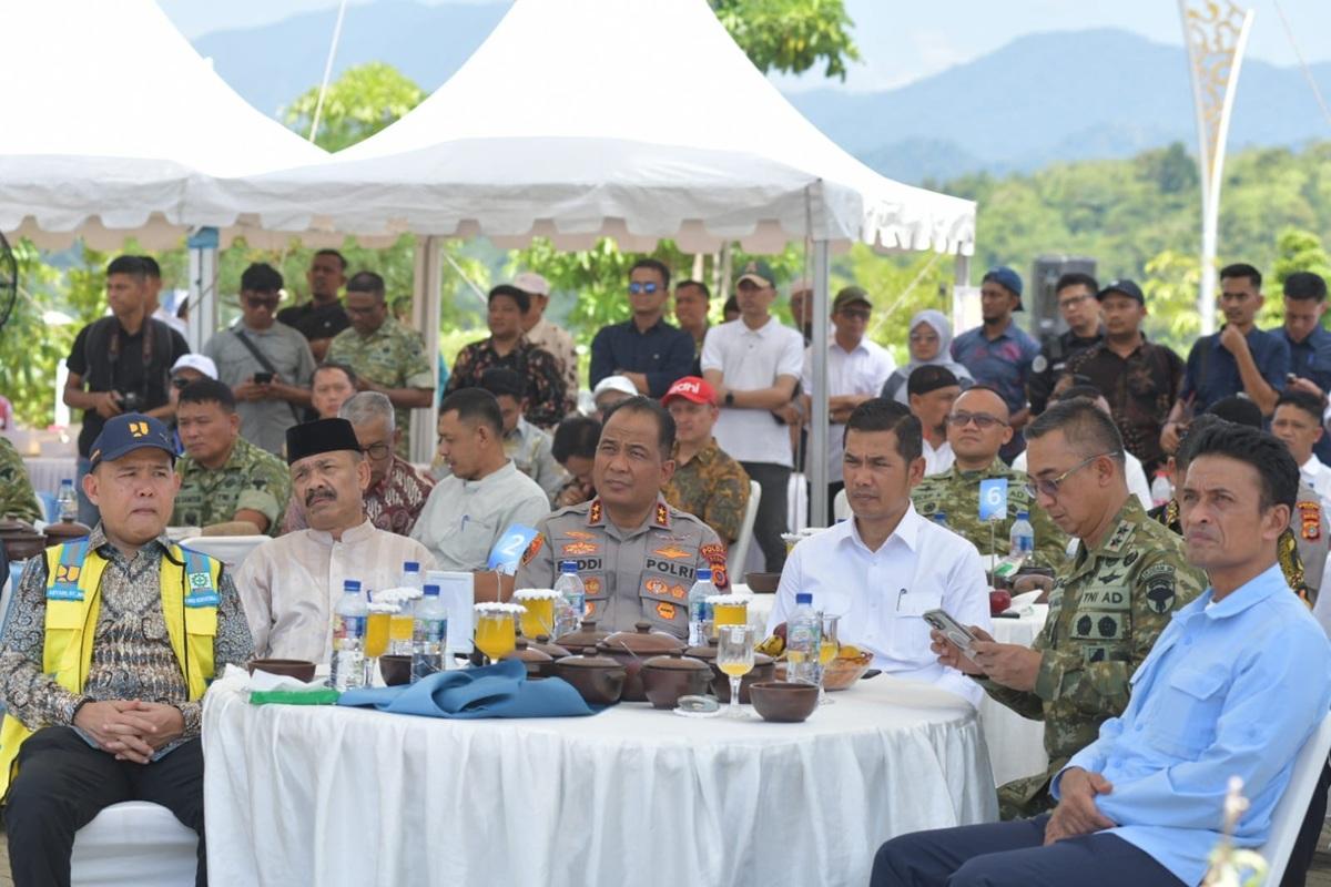 Presiden Resmikan Bendungan Keureuto dan Rukoh, Sekda Sebut Tonggak Baru Ketahanan Pangan Aceh - Serambinews.com