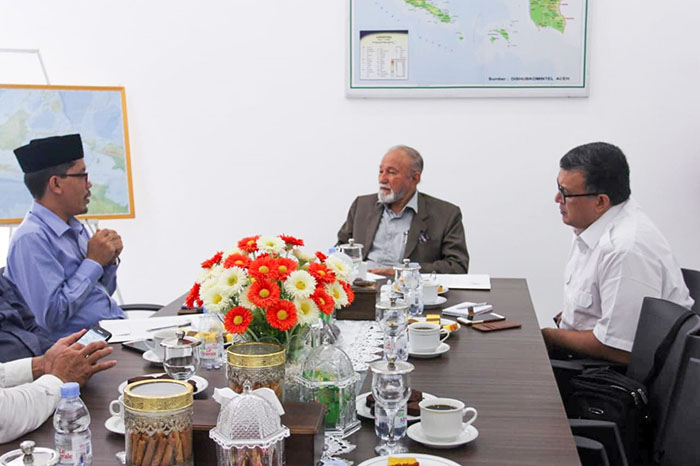 Jelang Peringatan Hari Santri Nasional, Kadisdik Dayah Aceh Audiensi dengan Wali Nanggroe