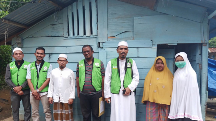 Barisan Muda Ummat Bangun Rumah Layak Huni untuk Janda Miskin Guru TPA di Aceh Besar