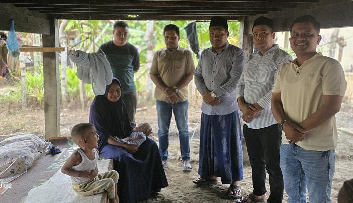PC ISNU Pidie Serahkan Bantuan Untuk Dua Bocah Bocor Jantung dan Hydrocephus