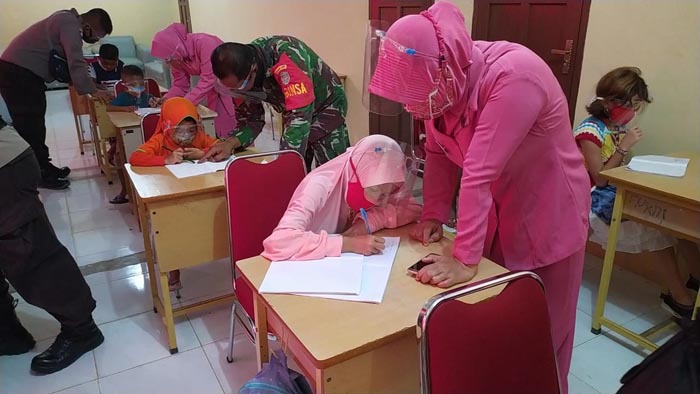 Pandemi Covid-19, Brimob Gelar Kegiatan Brain di Batalyon C Pelopor, Belajar Online untuk Anak