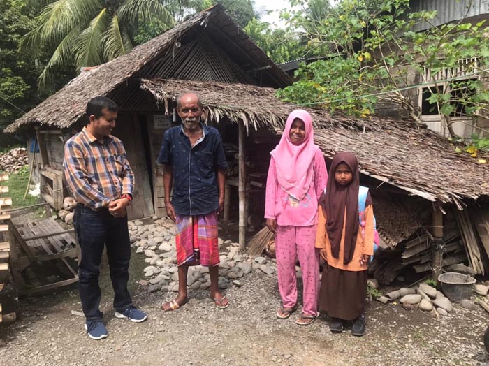 Kek Ismail, Warga Miskin di Mee Adan, Pidie Mendapat Bantuan Rumah, Direkom Gubernur Dana CSR