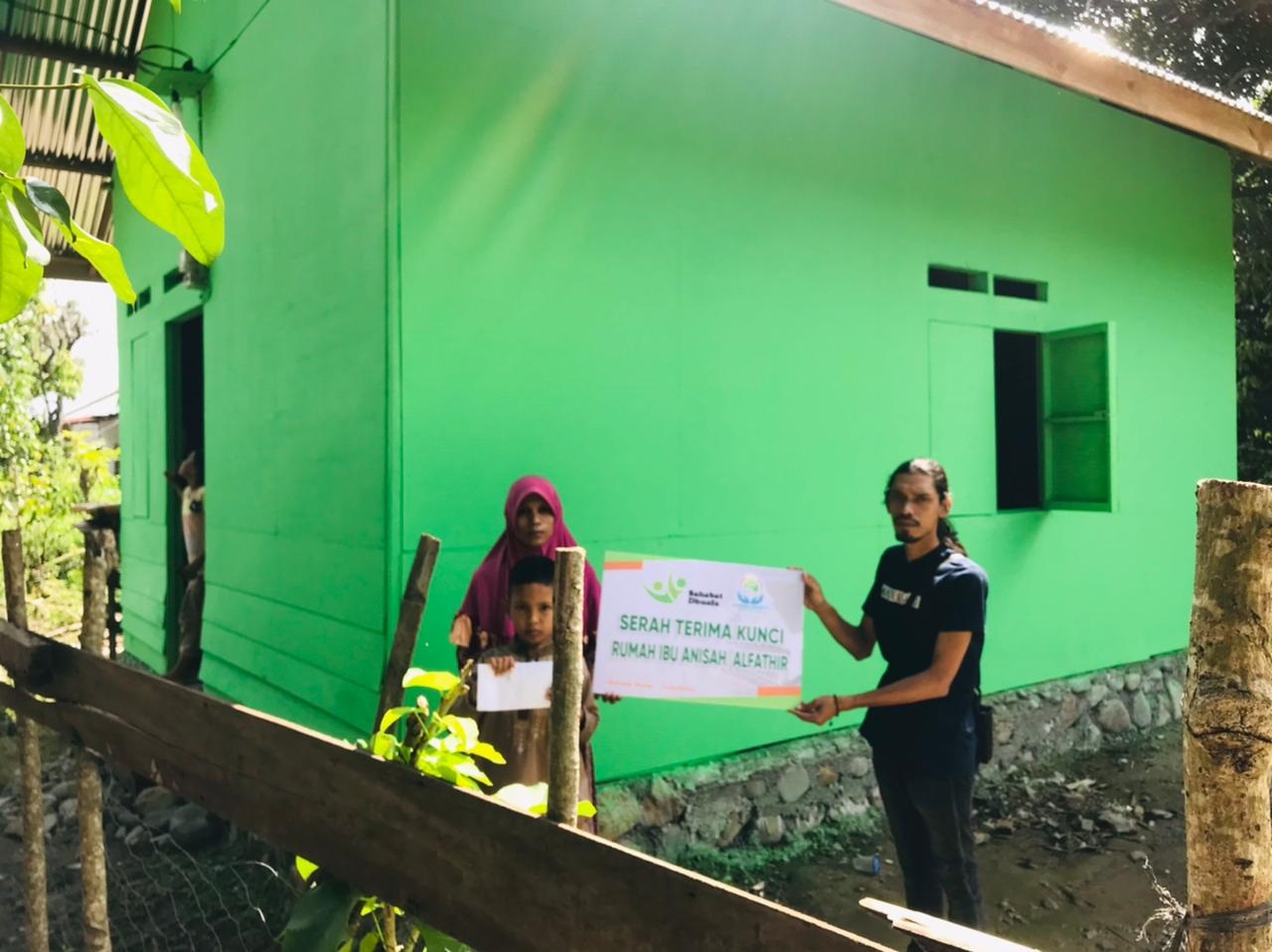 Warga Miskin Sebelumnya Tinggal di Gubuk Pinggir DAS di Paloh, Pidie, Kini Menempati Rumah Bantuan