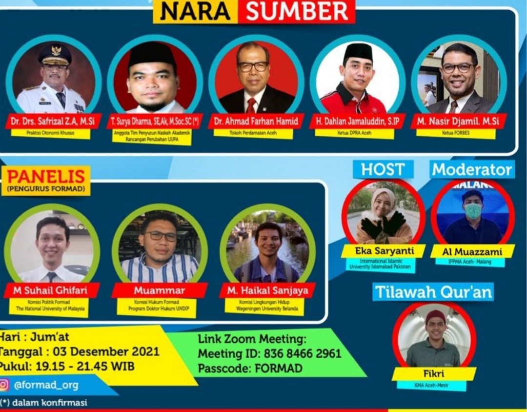 Safrizal ZA: Dana Otsus Masuk dalam UUPA Hasil “Akrobat” Forbes Aceh di DPR