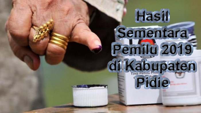 Di Pidie, Prabowo-Sandi Raup 92 Persen Suara, Haji Uma Berjaya untuk DPD dengan Capaian 52 Persen