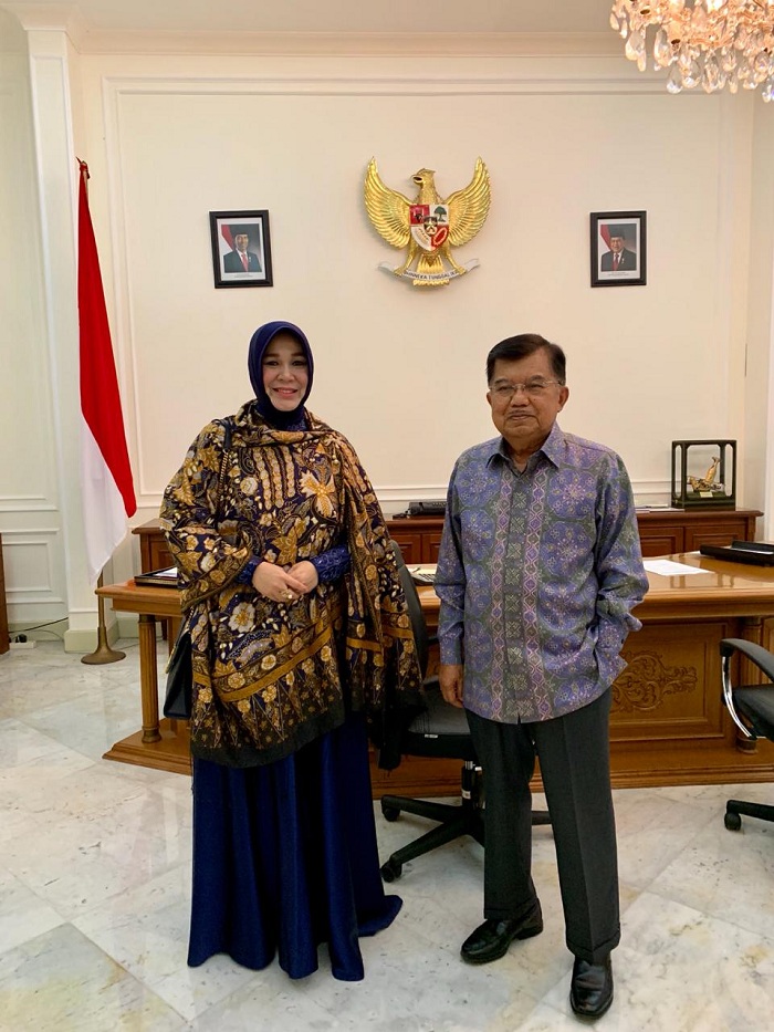 Wakil Rakyat Illiza Sa'aduddin Djamal Temui Wapres JK, Bahas Solusi Kemiskinan di Aceh