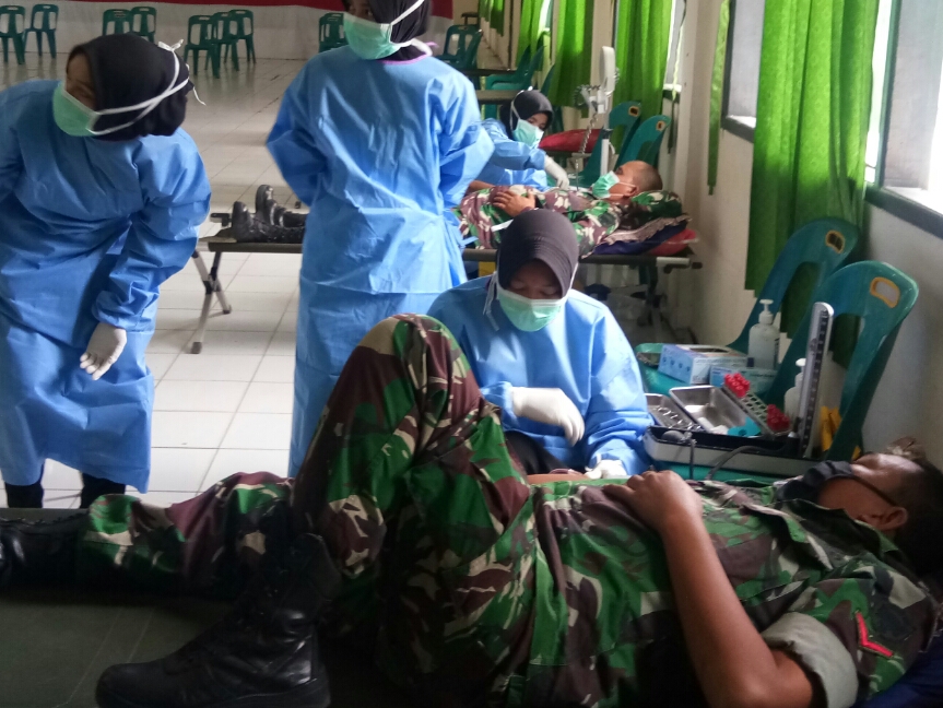 Antisipasi Kekurangan Darah, Kodim Singkil Gandeng PMI dan RSUD Gelar Donor Darah