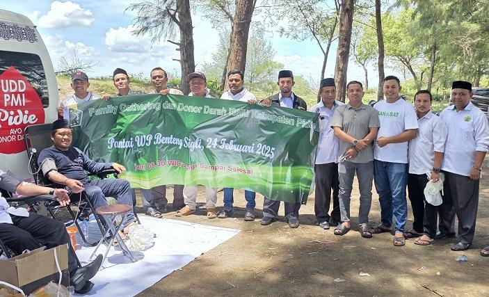 PC ISNU Pidie Gelar Silaturrahmi dan Donor Darah